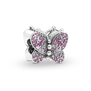 Pandora Dazzling Pink & Purple Butterfly Charm